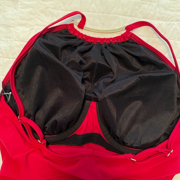 NWT Magicsuit Women's Red One-Piece Swimsuit - Picture 8 of 10